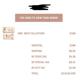 Kim Kardashian West Wedding Anniversary Make UpKit